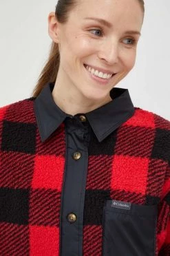 Γυναικεία Πουκάμισα Φλις πουκάμισο Columbia κόκκινο, -Columbia Εκπτώσεις unnamed file 1044