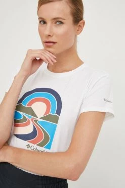 Γυναικεία Κοντομάνικο Αθλητικό μπλουζάκι Columbia άσπρο 10 Γυναικεία Κοντομάνικο Αθλητικό μπλουζάκι Columbia άσπρο -Columbia Εκπτώσεις unnamed file 1171