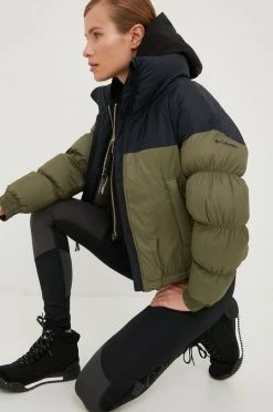 Γυναικεία Κοντά μπουφάν Αθλητικό μπουφάν Columbia Lake Cropped , χρώμα: πράσινο