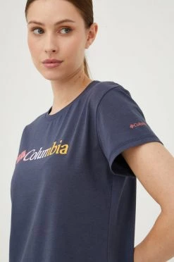 Γυναικεία Κοντομάνικο Αθλητικό μπλουζάκι Columbia Sun Trek λευκό -Columbia Εκπτώσεις unnamed file 1187