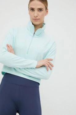 Γυναικεία Χωρίς φερμουάρ Μπλούζα Columbia χρώμα: τιρκουάζ,