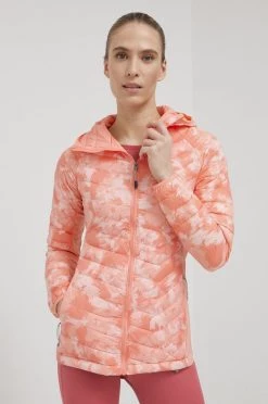 Γυναικεία Κοντά μπουφάν Αθλητικό μπουφάν Columbia Powder Pass πορτοκαλί
