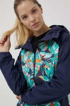 Γυναικεία Κοντά μπουφάν Αδιάβροχο μπουφάν Columbia Ulica Jacket χρώμα: ναυτικό μπλε,