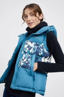 Γυναικεία Γιλέκα Columbia - Αμάνικο μπουφάν τιρκουάζ