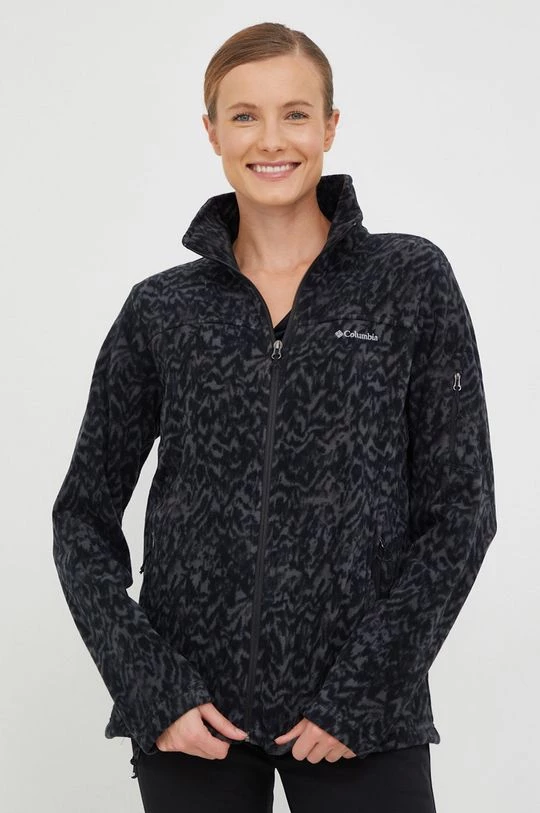 Γυναικεία Με φερμουάρ Αθλητική μπλούζα Columbia Fast Trek Printed χρώμα: γκρι 3 Γυναικεία Με φερμουάρ Αθλητική μπλούζα Columbia Fast Trek Printed χρώμα: γκρι