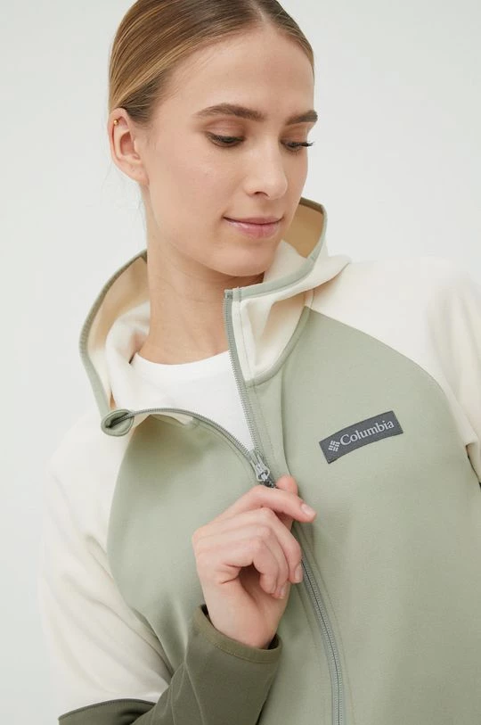 Γυναικεία Με φερμουάρ Αθλητική μπλούζα Columbia Windgates χρώμα: πράσινο 6 Γυναικεία Με φερμουάρ Αθλητική μπλούζα Columbia Windgates χρώμα: πράσινο - Image 4
