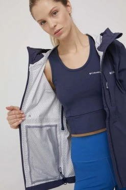 Γυναικεία High Tech Σακάκι εξωτερικού χώρου Columbia Omni-tech Ampli-dry ναυτικό μπλε -Columbia Εκπτώσεις unnamed file 1530