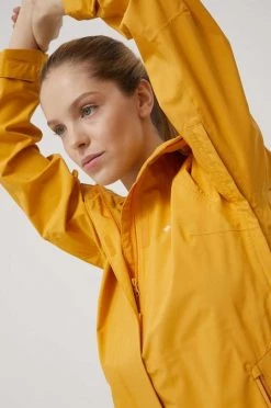 Γυναικεία High Tech Σακάκι εξωτερικού χώρου Columbia Earth Explorer κίτρινο