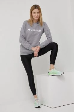 Γυναικεία Χωρίς φερμουάρ Μπλούζα Columbia χρώμα: γκρι,