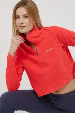 Γυναικεία Χωρίς φερμουάρ Μπλούζα Columbia χρώμα: κόκκινο,
