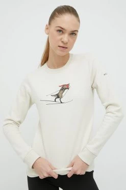 Γυναικεία Χωρίς φερμουάρ Μπλούζα Columbia μπεζ