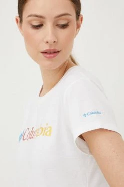 Γυναικεία Κοντομάνικο Αθλητικό μπλουζάκι Columbia Sun Trek άσπρο -Columbia Εκπτώσεις unnamed file 1759