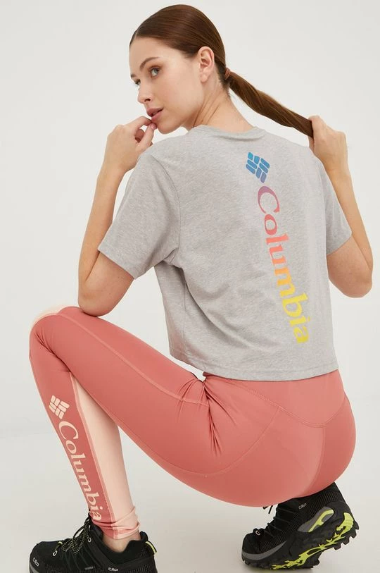 Γυναικεία Κοντομάνικο Μπλουζάκι Columbia γκρι 3 Γυναικεία Κοντομάνικο Μπλουζάκι Columbia γκρι