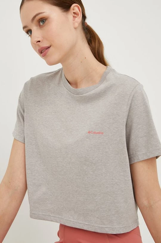 Γυναικεία Κοντομάνικο Μπλουζάκι Columbia γκρι 4 Γυναικεία Κοντομάνικο Μπλουζάκι Columbia γκρι - Image 2