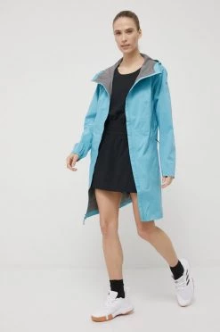 Γυναικεία High Tech Σακάκι εξωτερικού χώρου Columbia Weekend Adventure τιρκουάζ