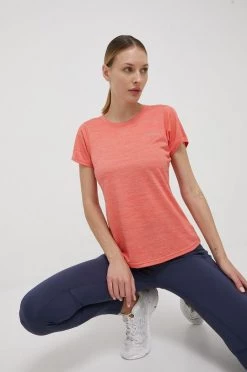 Γυναικεία Κοντομάνικο Αθλητικό μπλουζάκι Columbia Alpine Chill Zero πορτοκαλί