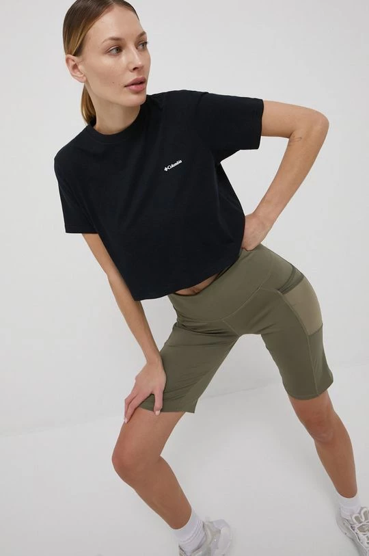 Γυναικεία Κοντομάνικο Μπλουζάκι Columbia μαύρο 3 Γυναικεία Κοντομάνικο Μπλουζάκι Columbia μαύρο