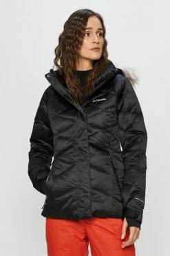 Γυναικεία Σκι και σνόουμπορντ Columbia - Μπουφάν με επένδυση από πούπουλα μαύρο