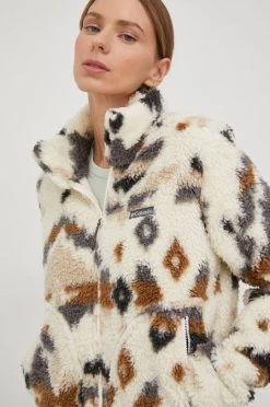 Γυναικεία Με φερμουάρ Μπλούζα Columbia μπεζ,