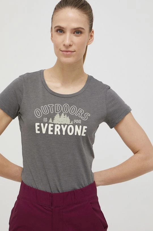 Γυναικεία Κοντομάνικο Μπλουζάκι Columbia γκρι 6 Γυναικεία Κοντομάνικο Μπλουζάκι Columbia γκρι - Image 4