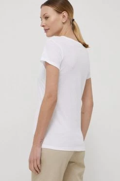 Γυναικεία Κοντομάνικο Μπλουζάκι Columbia χρώμα: άσπρο -Columbia Εκπτώσεις unnamed file 2185