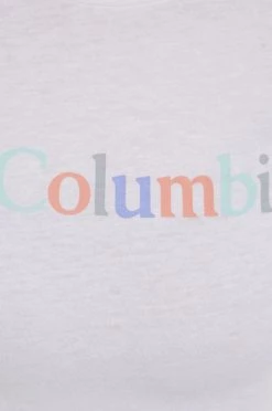 Γυναικεία Κοντομάνικο Μπλουζάκι Columbia χρώμα: άσπρο -Columbia Εκπτώσεις unnamed file 2187