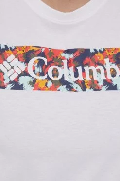 Γυναικεία Κοντομάνικο Αθλητικό μπλουζάκι Columbia Sun Trek Ss Graphic άσπρο -Columbia Εκπτώσεις unnamed file 2301