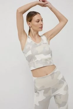 Γυναικεία Αμάνικος Αθλητικό Top Columbia χρώμα: μπεζ