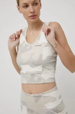 Γυναικεία Αμάνικος Αθλητικό Top Columbia χρώμα: μπεζ -Columbia Εκπτώσεις unnamed file 2356