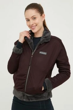 Γυναικεία Με φερμουάρ Μπλούζα Columbia γκρι, -Columbia Εκπτώσεις unnamed file 239