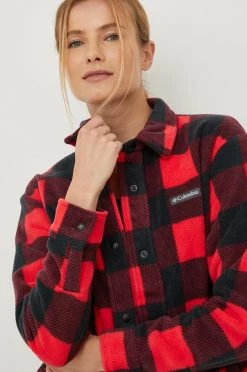 Γυναικεία Πουκάμισα Πουκάμισο Columbia κόκκινο