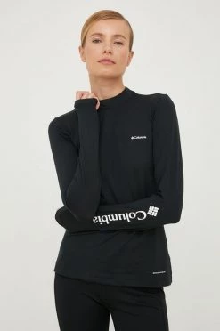 Γυναικεία Μακρυμάνικο Αθλητικό μακρυμάνικο Columbia Hike Performance μαύρο