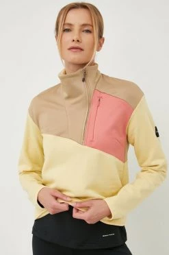 Γυναικεία Χωρίς φερμουάρ Μπλούζα Columbia κίτρινο,