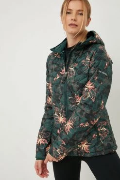 Γυναικεία Κοντά μπουφάν Μπουφάν Columbia πράσινο,