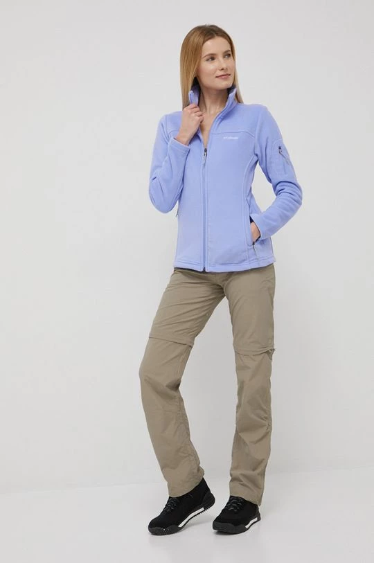 Γυναικεία Με φερμουάρ Αθλητική μπλούζα Columbia Fast Trek Ii χρώμα: μοβ, 4 Γυναικεία Με φερμουάρ Αθλητική μπλούζα Columbia Fast Trek Ii χρώμα: μοβ, - Image 2