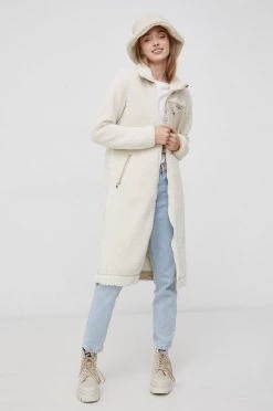 Γυναικεία Μακριά μπουφάν Columbia - Μπουφάν κρεμ