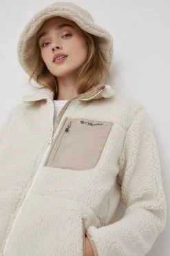 Γυναικεία Μακριά μπουφάν Columbia - Μπουφάν κρεμ -Columbia Εκπτώσεις unnamed file 385