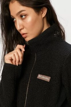 Γυναικεία Με φερμουάρ Μπλούζα Columbia μαύρο,