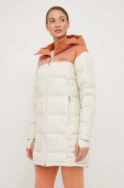 Γυναικεία High Tech Πουπουλένιο αθλητικό μπουφάν Columbia Opal Hill μπεζ