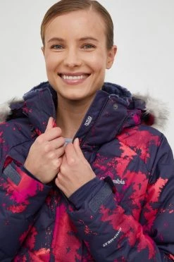 Γυναικεία Σκι και σνόουμπορντ Μπουφάν με επένδυση από πούπουλα Columbia ναυτικό μπλε -Columbia Εκπτώσεις unnamed file 474