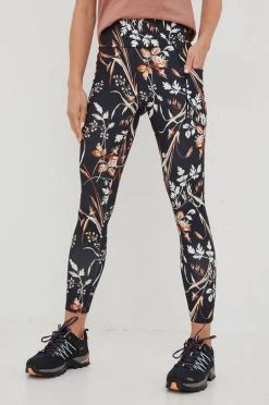 Γυναικεία Κολάν Αθλητικό κολάν Columbia μαύρο