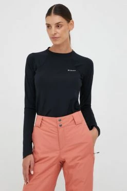 Γυναικεία Μακρυμάνικο Λειτουργικό μακρυμάνικο πουκάμισο Columbia Midweight Stretch μαύρο