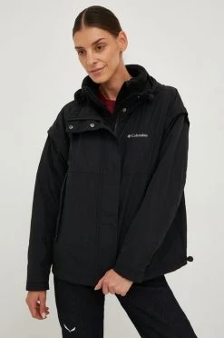 Γυναικεία Κοντά μπουφάν Μπουφάν Columbia μαύρο,