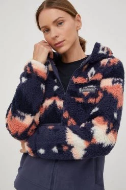 Γυναικεία Με φερμουάρ Αθλητική μπλούζα Columbia Winter Pass με κουκούλα