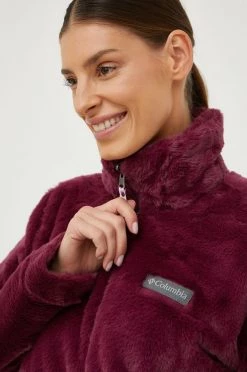 Γυναικεία Με φερμουάρ Μπλούζα Columbia μοβ, -Columbia Εκπτώσεις unnamed file 628