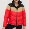 Γυναικεία Κοντά μπουφάν Αθλητικό μπουφάν Columbia Puffect κόκκινο