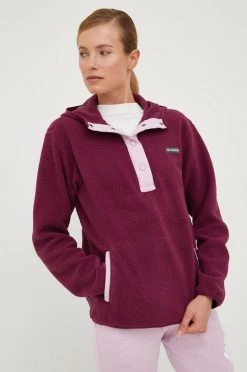 Γυναικεία Χωρίς φερμουάρ Μπλούζα Columbia μοβ,