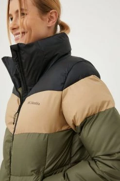 Γυναικεία Κοντά μπουφάν Αθλητικό μπουφάν Columbia Puffect πράσινο -Columbia Εκπτώσεις unnamed file 73