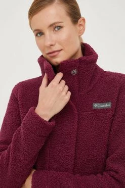 Γυναικεία Μακριά μπουφάν Columbia Μπουφάν μωβ -Columbia Εκπτώσεις unnamed file 755