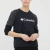 Γυναικεία Χωρίς φερμουάρ Αθλητική μπλούζα Columbia Windgates Crew χρώμα: μαύρο